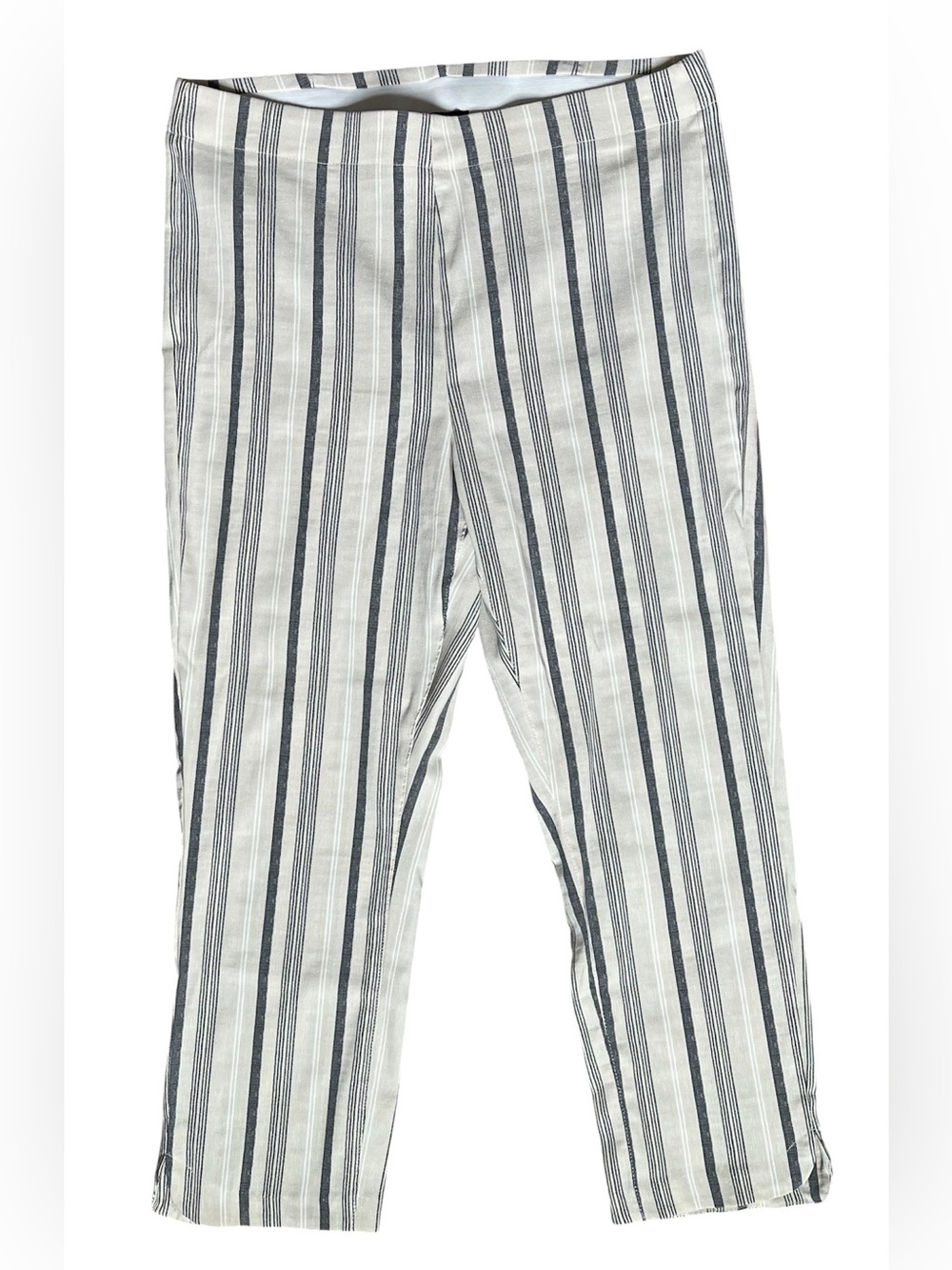 Tribal Striped Cropped Pants